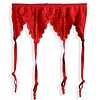 Halloweenaccessoires kouseband kant  rood