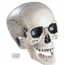 Halloweenaccessoires schedel met beweegbare kaak 25cm