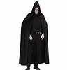 Zwarte cape of mantel voor Halloween