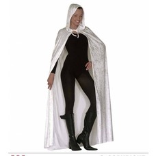 Halloweenkleding: Cape wit (150 cm)