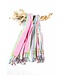 kikoy strandlaken multi stripes pink 170x95cm