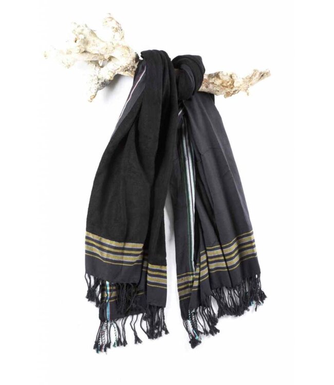 kikoy strandlaken Usiku black 170x95cm