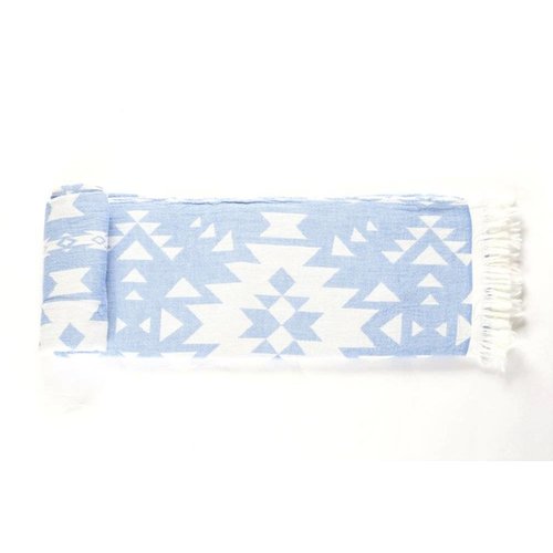 Call it Fouta! hamamdoek Aztec blue