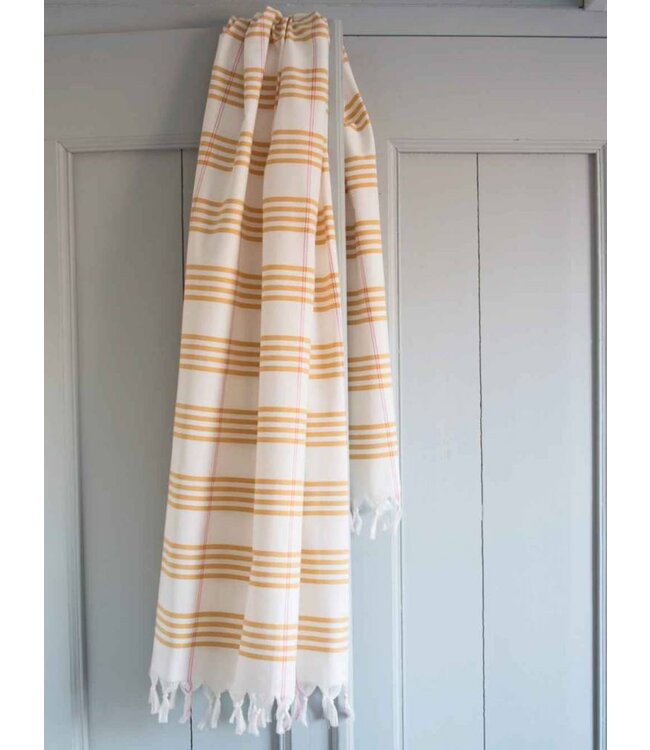 biologische hamamdoek oker 170x100cm