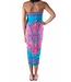 Call it Fouta! Pareo Flower dark turquoise 160x110cm