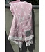 Call it Fouta! hamamdoek Kelim soft pink 170x85cm