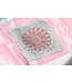 Call it Fouta! hamamdoek Kelim soft pink 170x85cm