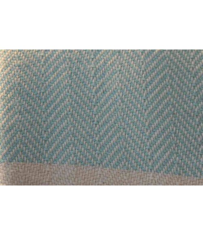 hamamdoek Herringbone magic mint 180x100