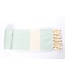 hamamdoek Herringbone magic mint 180x100