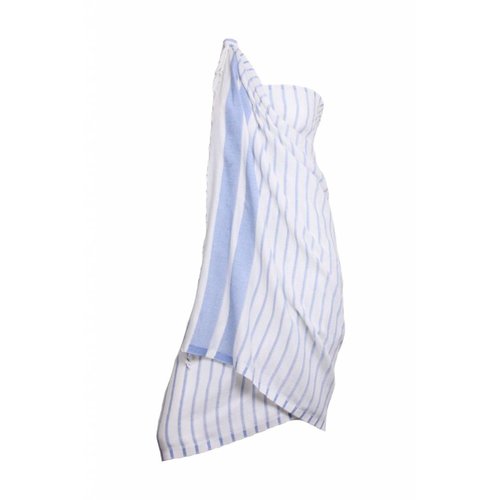 Hamams own hamamdoek Aquastreeps blue Hamams own hamamdoek Aquastreeps blue