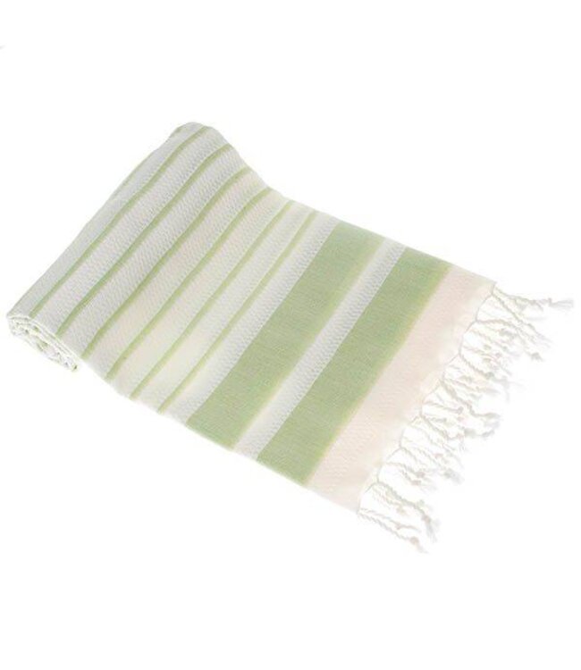 pareo amamdoek Aquastreeps green 190x90cm