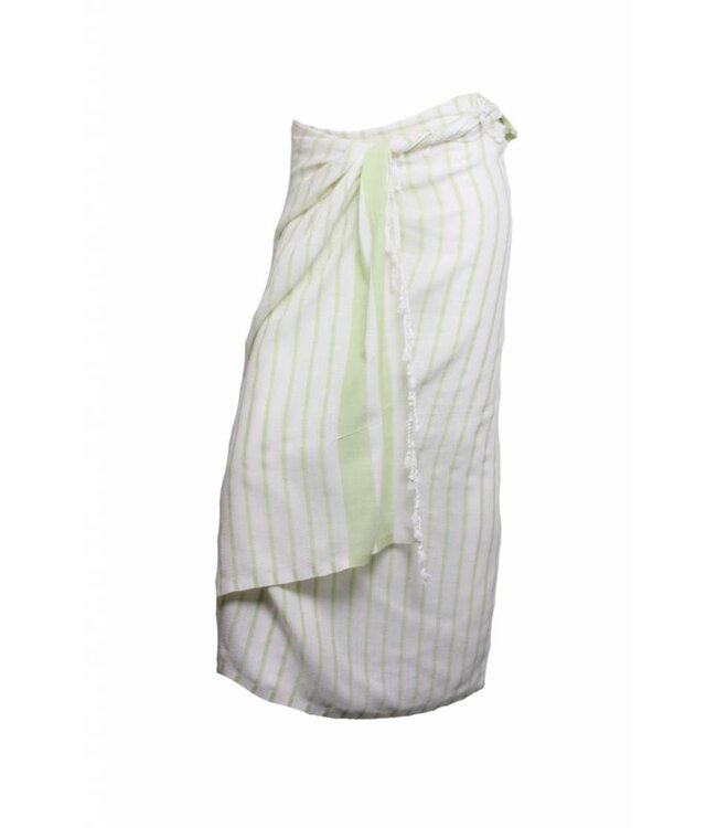 pareo amamdoek Aquastreeps green 190x90cm