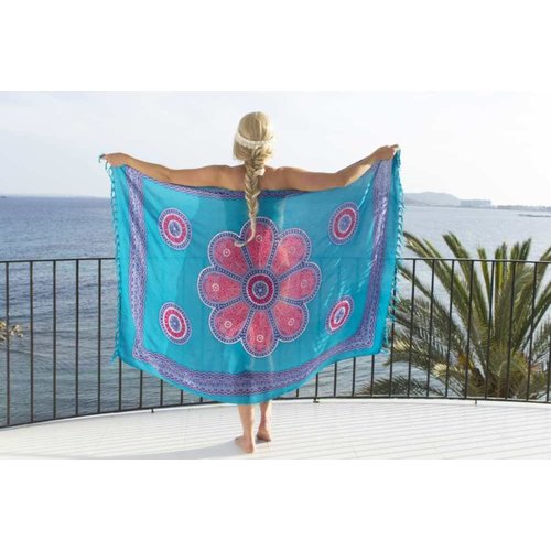 Call it Fouta! Pareo Flower dark turquoise Call it Fouta! Pareo Flower dark turquoise