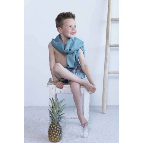 Call it Fouta! kids hamamdoek roughly blue Call it Fouta! kids hamamdoek roughly blue