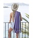 PURE Kenya kikoy strandlaken stone washed lila