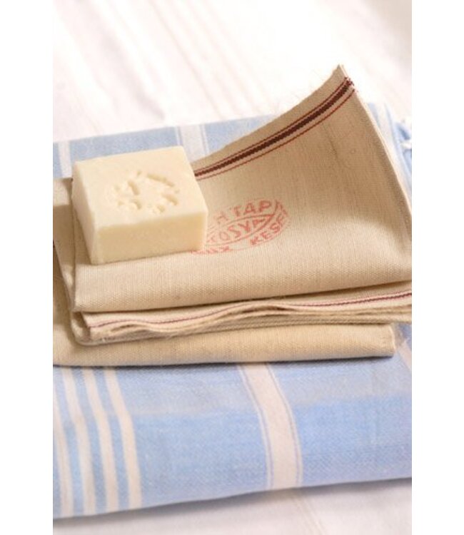 scrubwashand linnen met opdruk 14x21cm