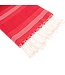 hamamdoek BeachFun rood 180x90cm