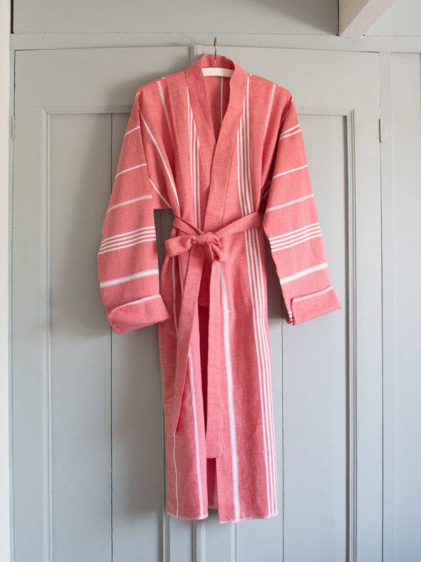 Montgomery petticoat Gom Dunne katoenen badjas van Ottomania in 40+ kleuren - Hamamdoeken.com