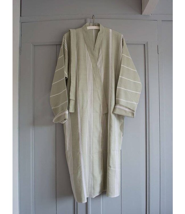 hamam badjas lichtgroen