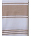 Ottomania hamamdoek Honingraat camel 170x100cm
