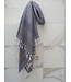 organic hamamdoek biokatoen donkergrijs 170x100cm