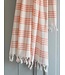biologische hamamdoek XL perzik 210x100cm