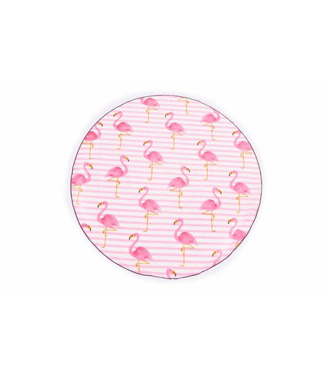 Roundie Gypsy Flamingo pink fringe diameter ca. 175cm