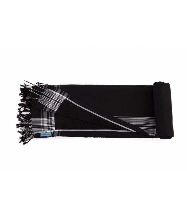 kikoy strandlaken Sukari black 170x95cm