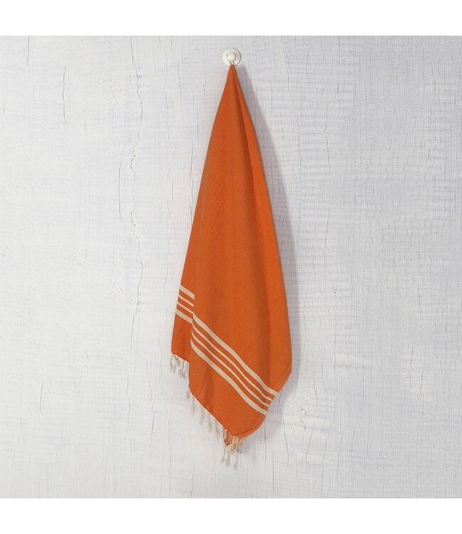 hamamdoek Krem Sultan orange 180x100cm 180x100cm