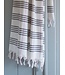 biologische hamamdoek XL donkergrijs 210x100cm