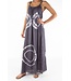 maxi dress strandjurk Batik gray
