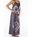 maxi dress strandjurk Batik gray