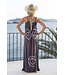maxi dress strandjurk Batik gray
