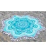 Call it Fouta! Strandlaken Roundie Gypsy Star Flower turquoise