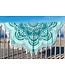 Call it Fouta! Strandlaken Roundie Gypsy Star Flower turquoise