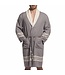 gevoerde hamam badjas Krem Sultan dark grey