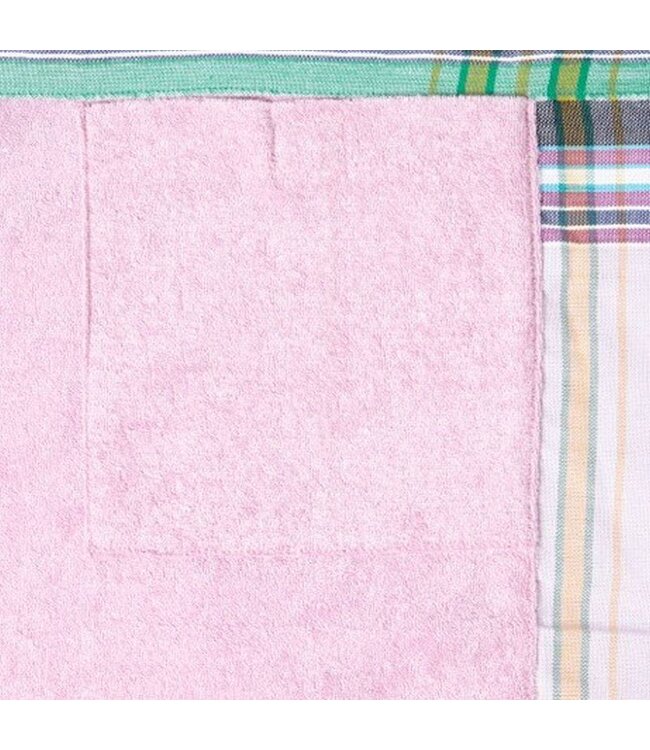 kikoy strandlaken powder pink 170x95cm