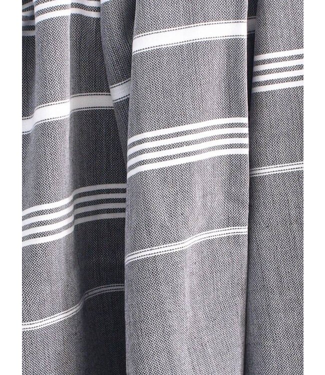 hammam strandlaken zwart 220x160cm