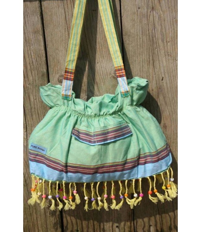 kikoy beach baggie green
