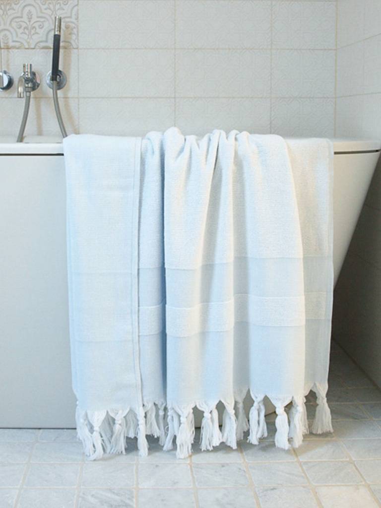 ANNA ANIQ Fouta hamamdoek met badstof (één zijde) - XXL extra groot ANNA ANIQ Fouta hamamdoek met badstof (één zijde) - XXL extra groot