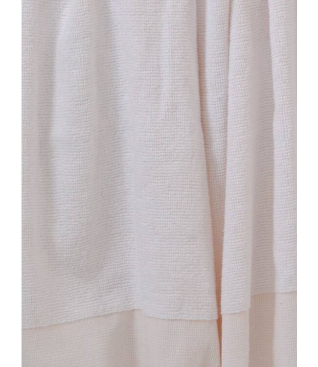 hamamdoek met badstof perzik 170x95cm