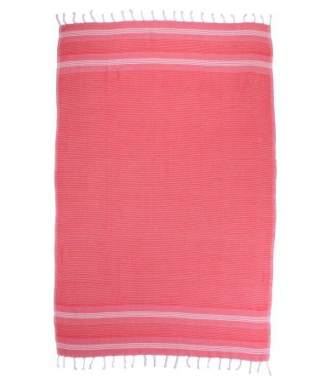 hamamdoek BeachFun coral 180x90cm