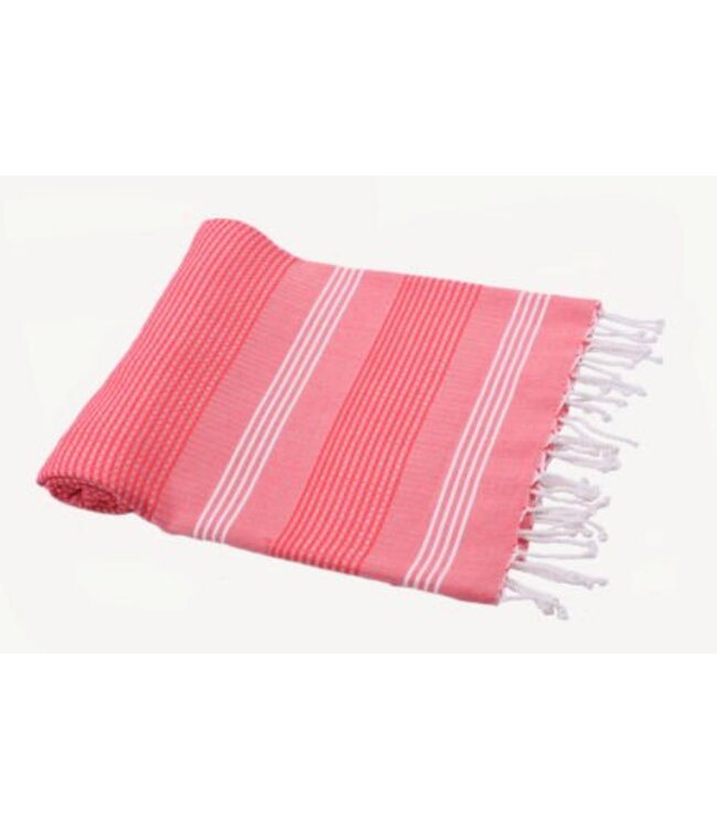 hamamdoek BeachFun coral 180x90cm