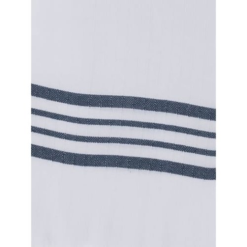 Lalay gevoerde hamam badjas Krem Sultan white navy