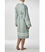 gevoerde hamam badjas Krem Sultan almond green