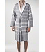 hamam badjas Leyla badstof dark grey