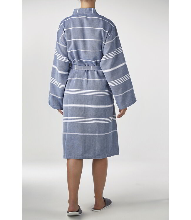 hamam badjas Leyla navy
