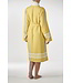 gevoerde hamam badjas Krem Sultan mustard yellow