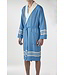gevoerde hamam badjas Krem Sultan petrol blue