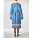 gevoerde hamam badjas Krem Sultan petrol blue